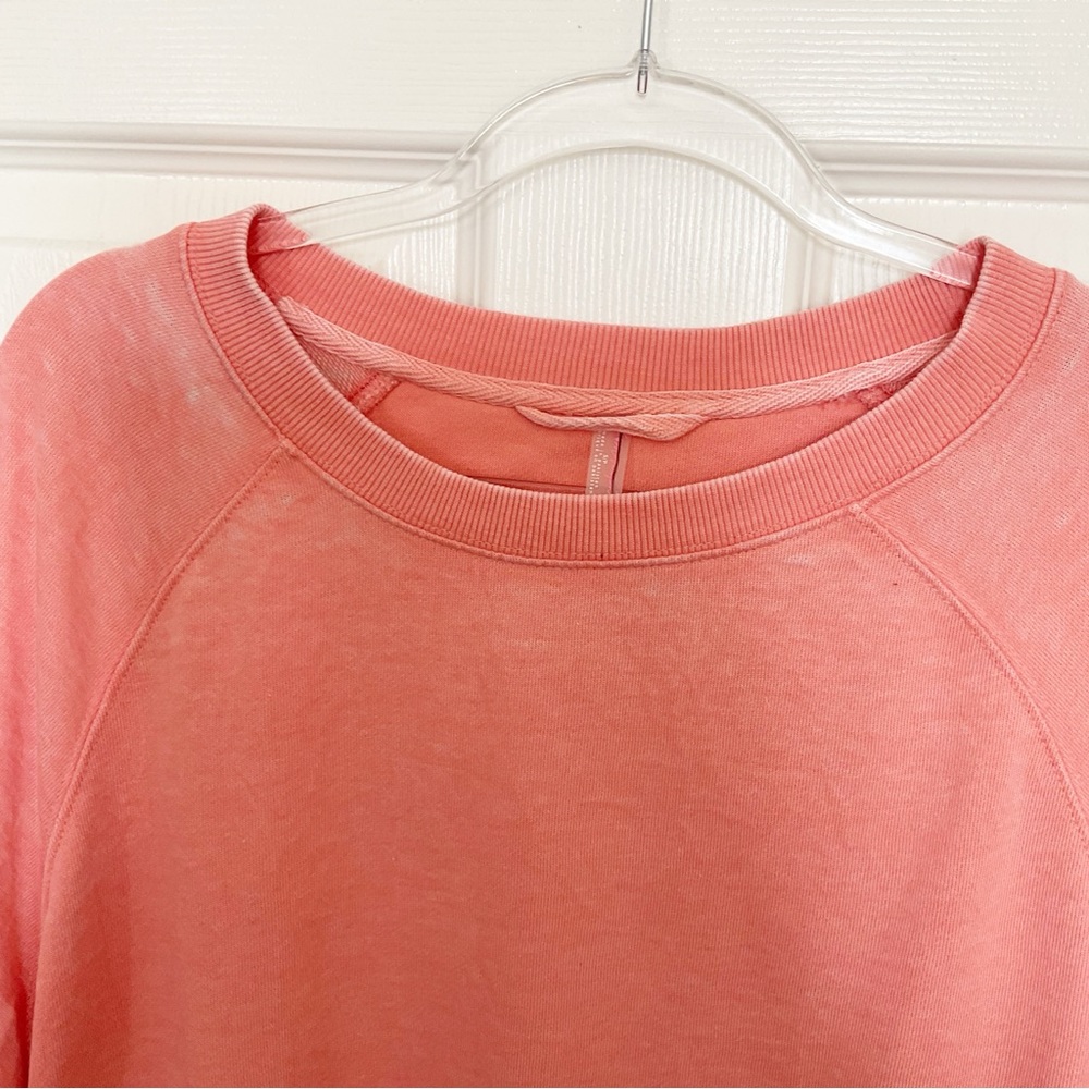 NEW Free People Movement Distress With Pockets Sweatshirt SMALL - Picture 6 of 10